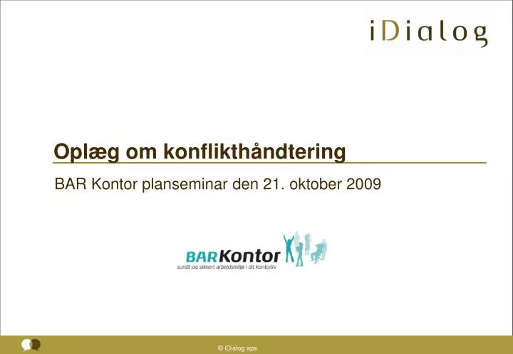 PPT - Oplæg Om Konflikthåndtering PowerPoint Presentation, Free ...