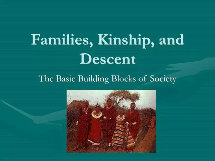 the basic building blocks of society