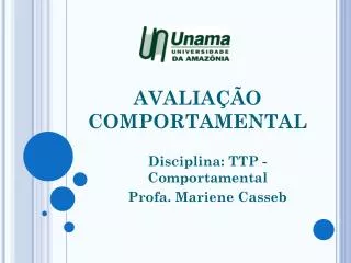 avalia o comportamental