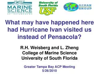 What may have happened here had Hurricane Ivan visited us instead of Pensacola?
