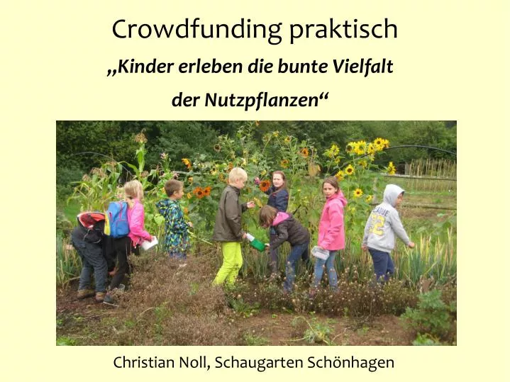 crowdfunding praktisch