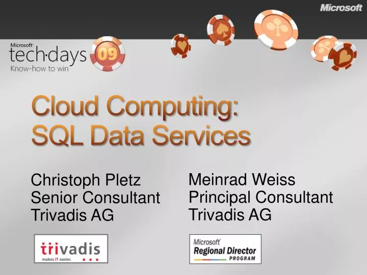 cloud computing sql data services
