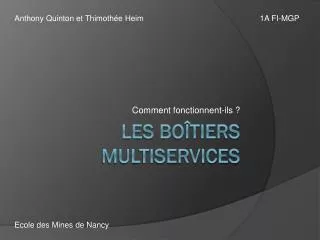 comment fonctionnent ils