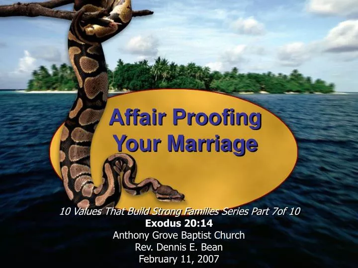 affair proofing your marriage