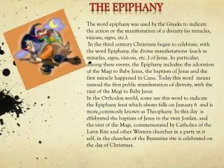 the Epiphany