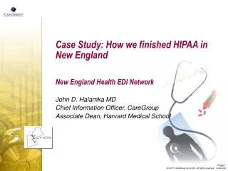 Case Study: How we finished HIPAA in New England