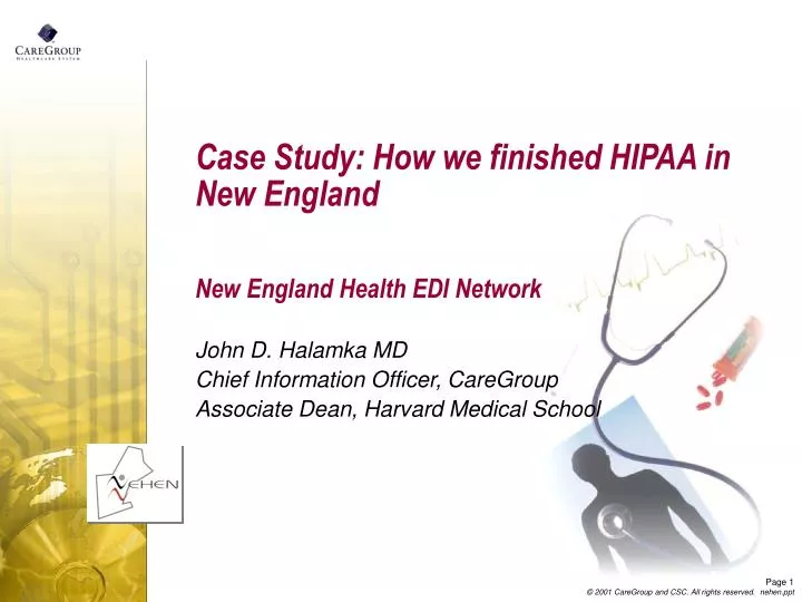 case study how we finished hipaa in new england