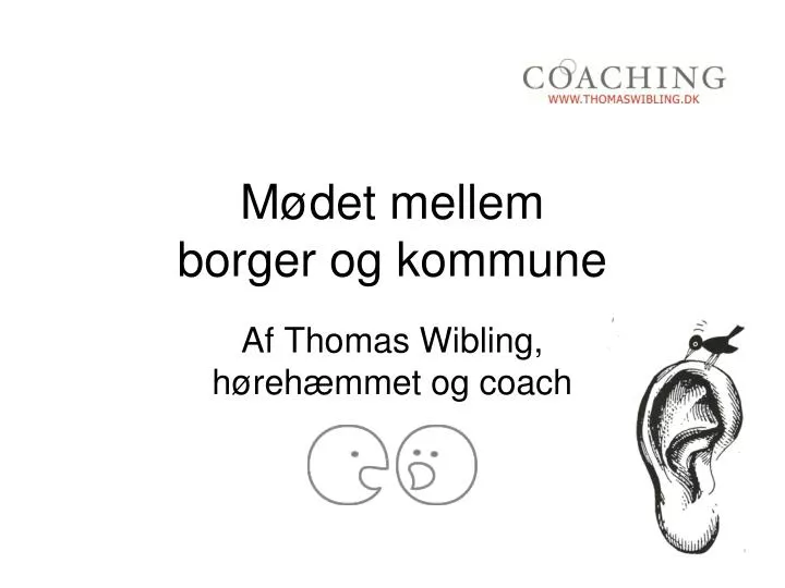 m det mellem borger og kommune af thomas wibling h reh mmet og coach