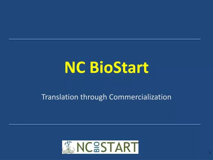 nc biostart