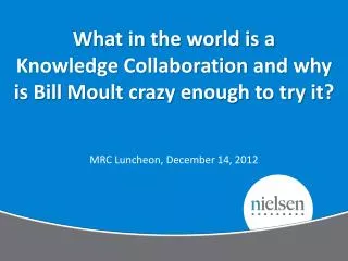 MRC Luncheon, December 14, 2012