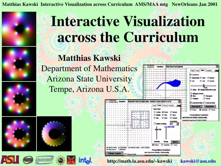 interactive visualization across the curriculum