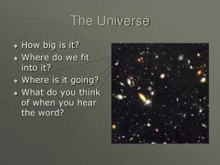 The Universe