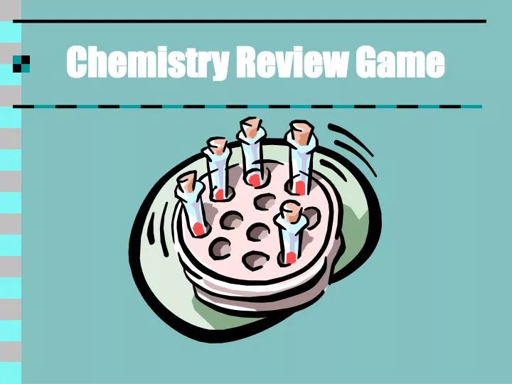 chemistry review game