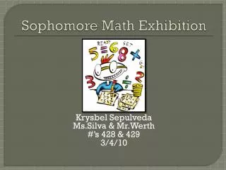 Sophomore Math Exhibition