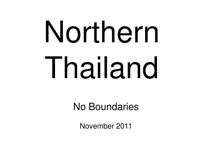 northern thailand