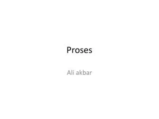 proses