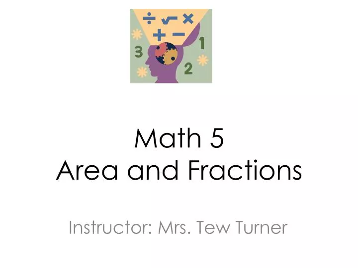 math 5 area and fractions