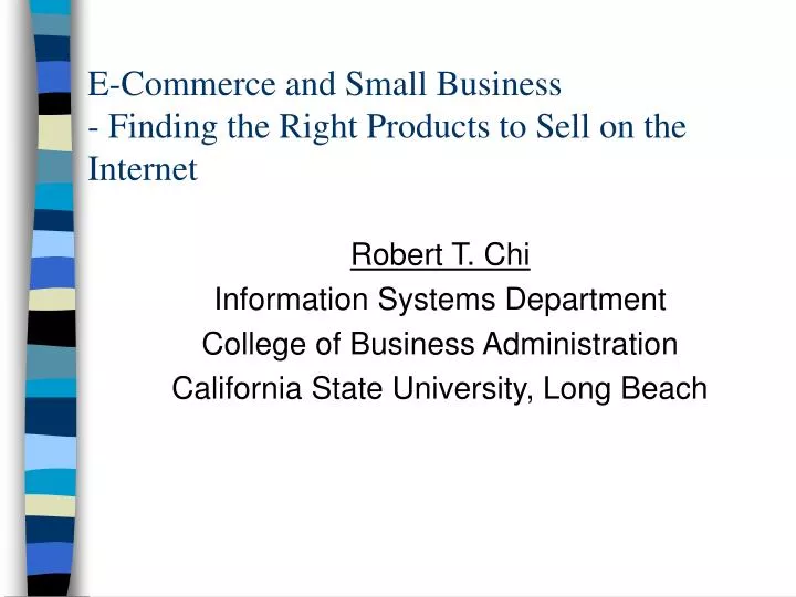 e commerce and small business finding the right products to sell on the internet