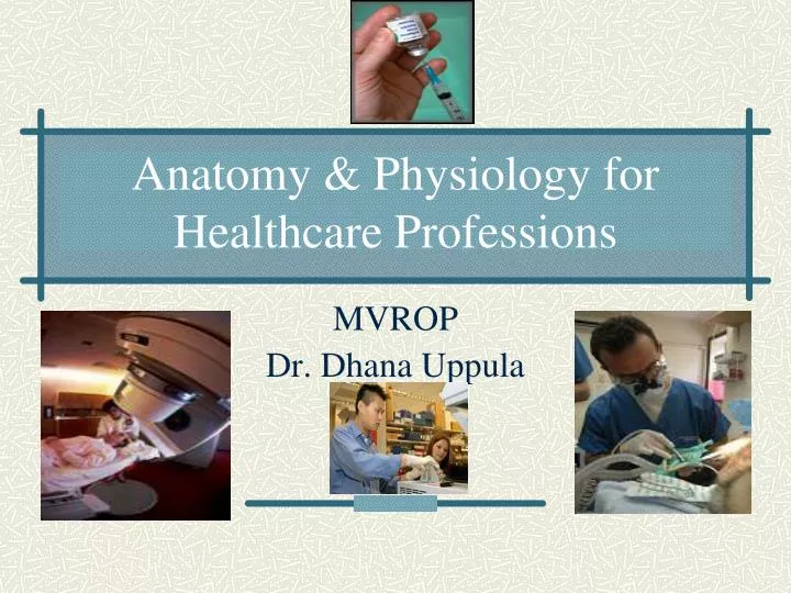 anatomy physiology for healthcare professions
