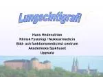 Lungscintigrafi - slide 1