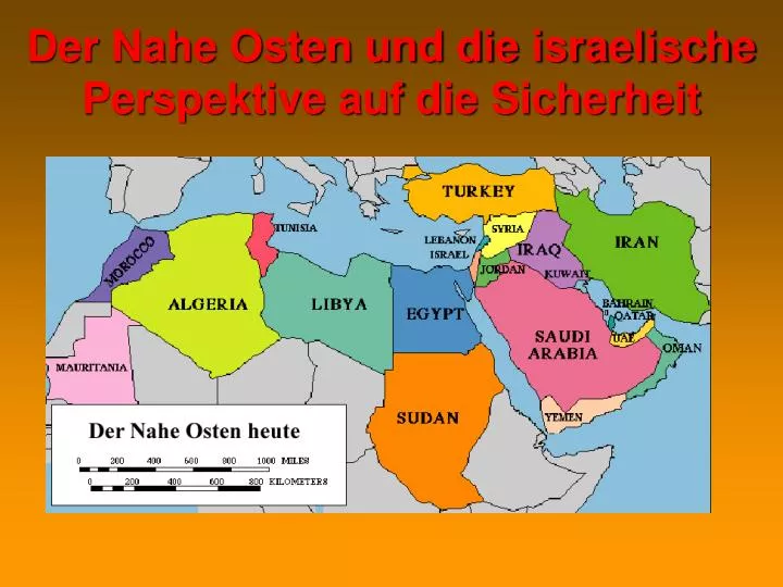 der nahe osten und die israelische perspektive auf die sicherheit