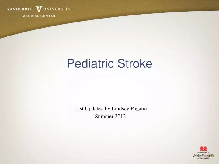 pediatric stroke