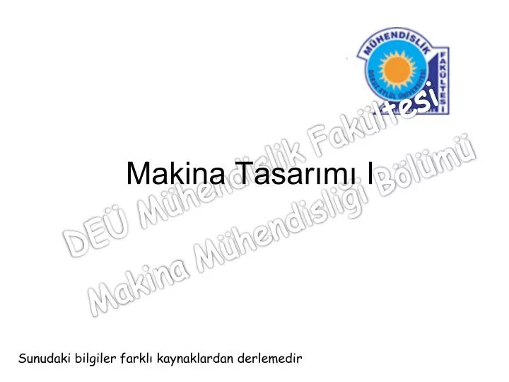 makina tasar m i