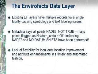 The Envirofacts Data Layer