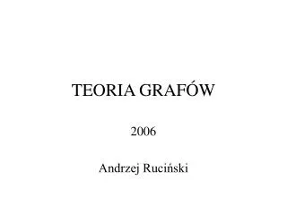 teoria graf w