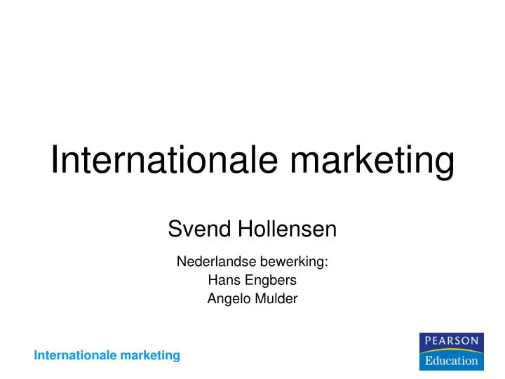 internationale marketing