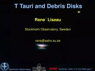 T Tauri and Debris Disks