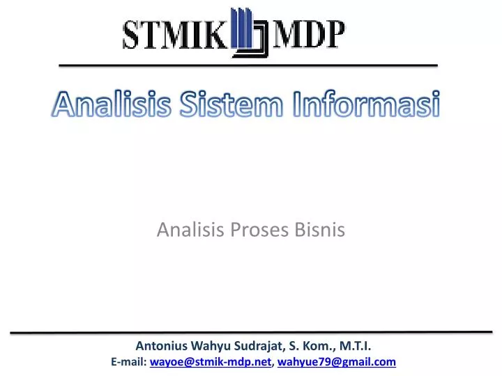 analisis proses bisnis