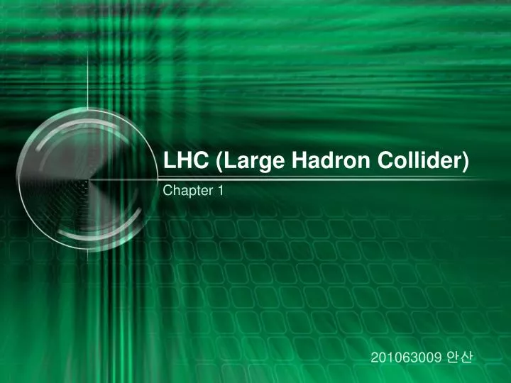 lhc large hadron collider