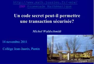 un code secret peut il permettre une transaction s curis e