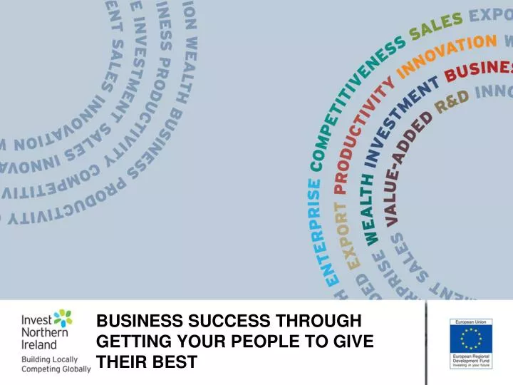 business success through getting your people to give their best
