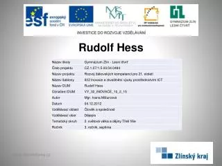 rudolf hess