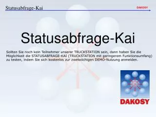 Statusabfrage-Kai
