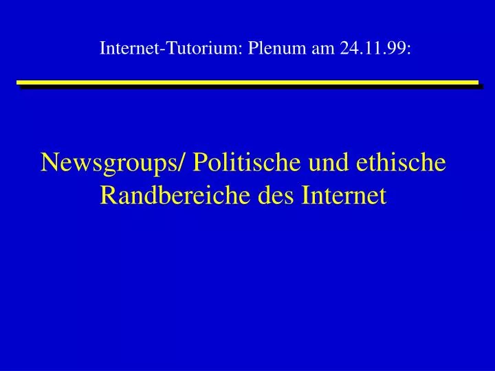 newsgroups politische und ethische randbereiche des internet