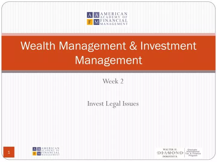 wealth management investment management