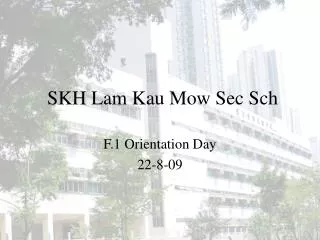 SKH Lam Kau Mow Sec Sch