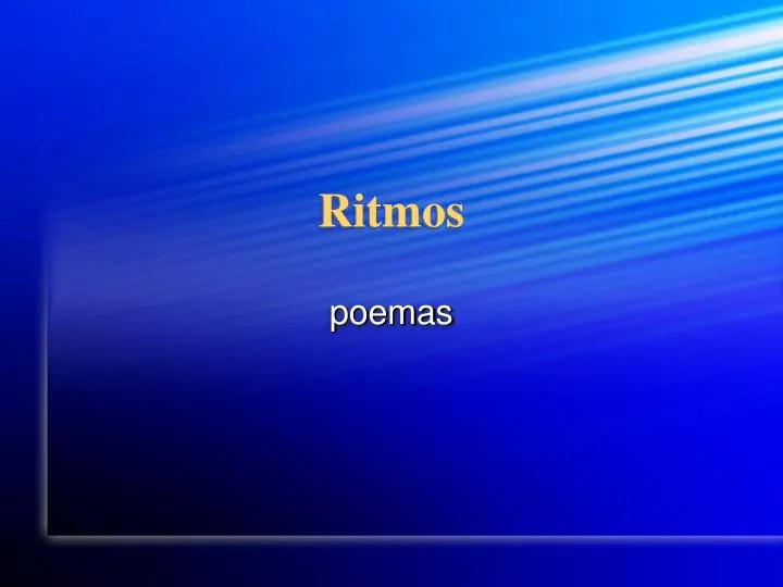 ritmos