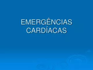 emerg ncias card acas