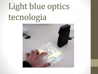 Light blue optics tecnologia