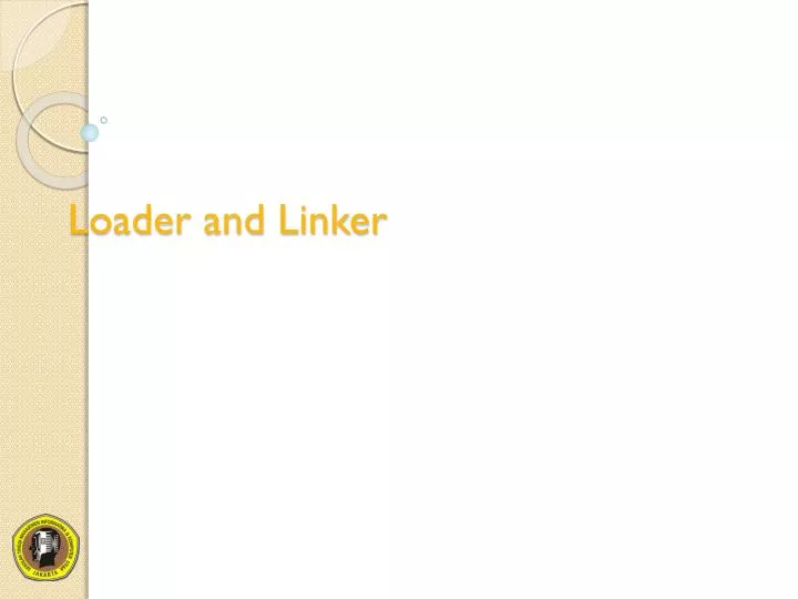 loader and linker