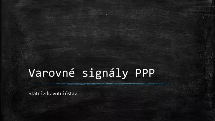 varovn sign ly ppp