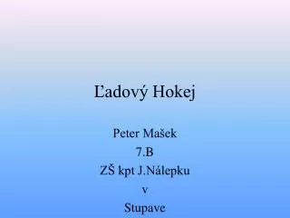 adov hokej
