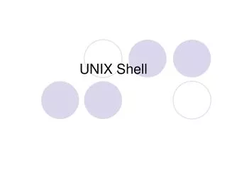 unix shell