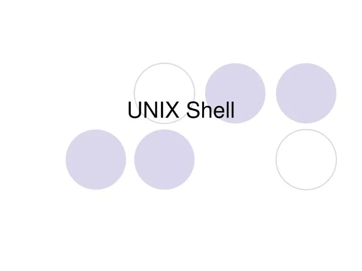 unix shell