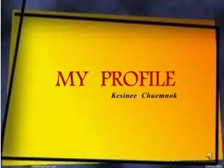my profile