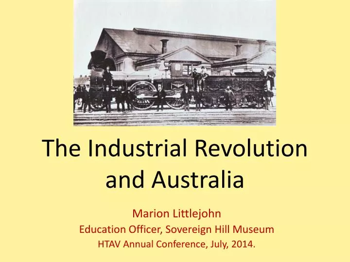 the industrial revolution and australia